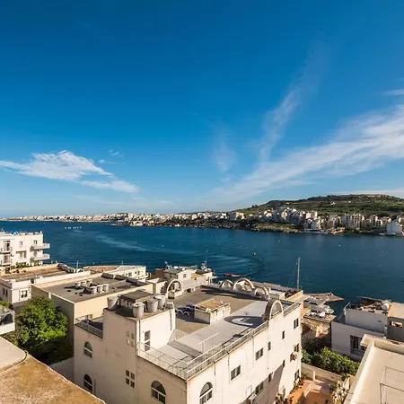 Bayview 2 Bedroom Seaview With Large Terrace With Panoramic Views - By Getawaysmalta * 圣保罗湾城