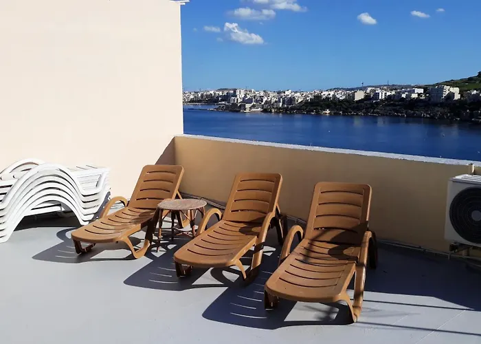 Apartman Bayview 2 Bedroom Seaview With Large Terrace With Panoramic Views - By Getawaysmalta San Pawl il-Baħar